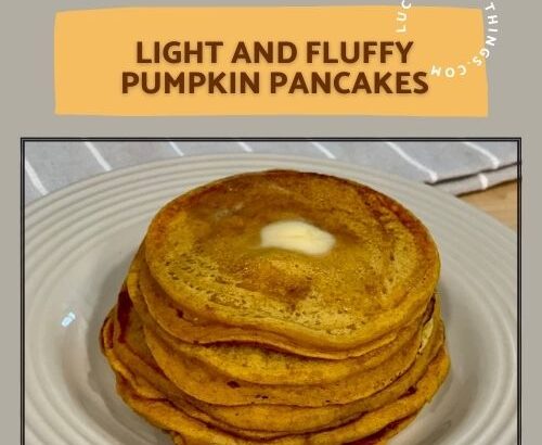 Light & Fluffy Pumpkin Pancakes