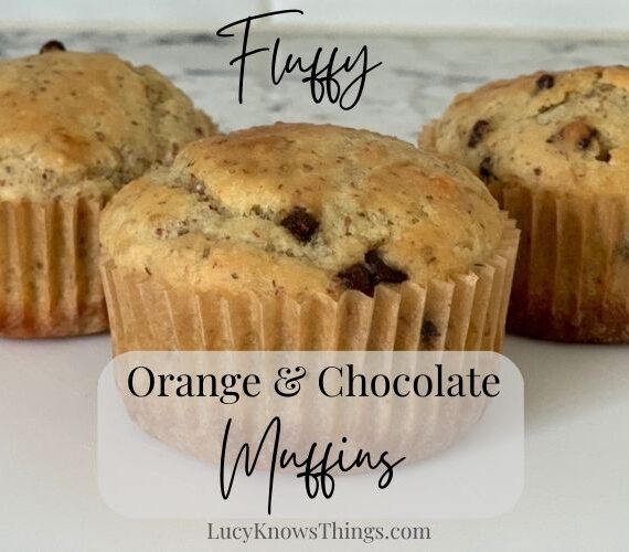 Fluffy Orange & Chocolate Muffins