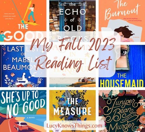 My Fall 2023 Reading List